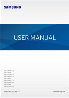 Samsung Galaxy S22 Ultra manual. Smartphone Instructions.